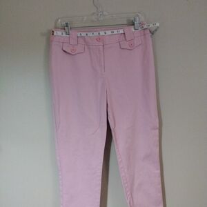 New York & Company Light Pink Ankle Pants